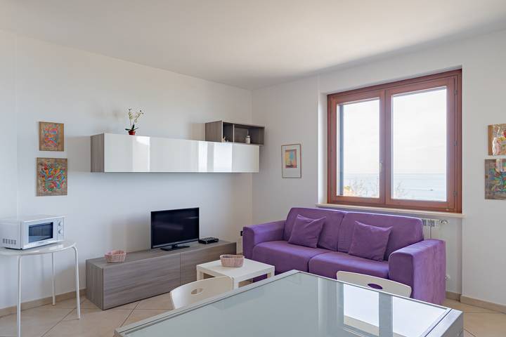 Appartamento per 4 persone, con Balcone e Giardino nonché Panorama a San Vito Chietino