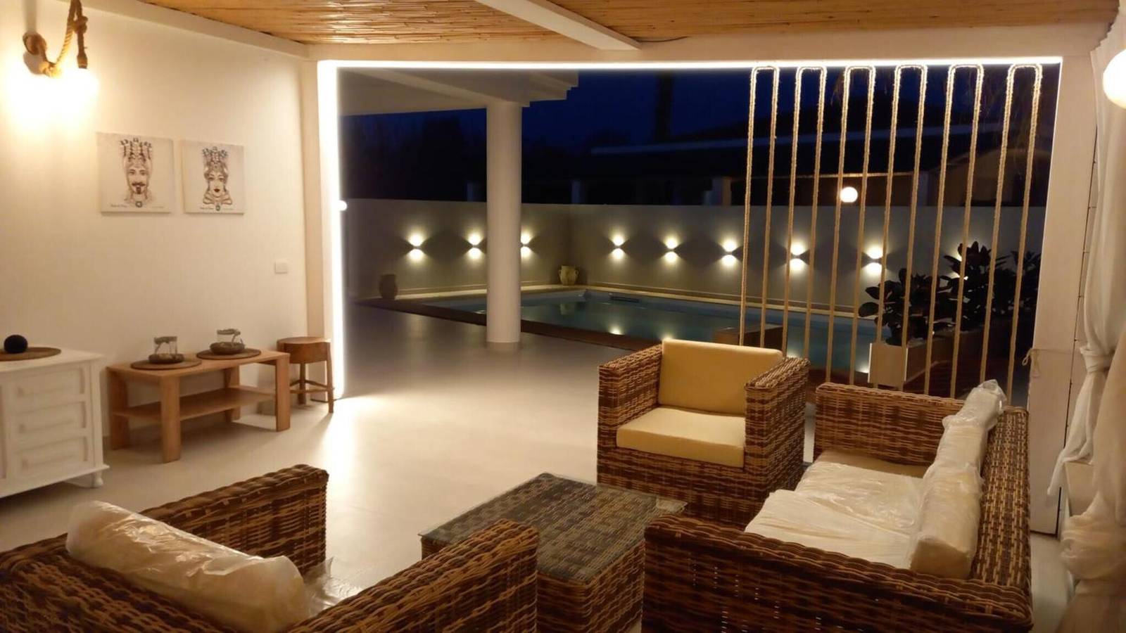 Villa 'Casa Giò' mit privatem Pool, Wlan und Klimaanlage in Santa Maria del Focallo, Ispica