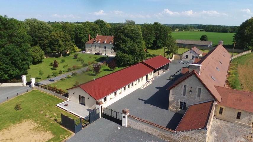 Location de vacances pour 14 personnes, avec jardin et vue dans Banneville-la-Campagne