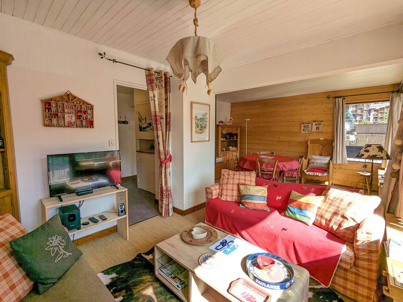 Apartamento entero, Apartamento con balcón en el centro de La Clusaz in La Clusaz, Región de Annecy