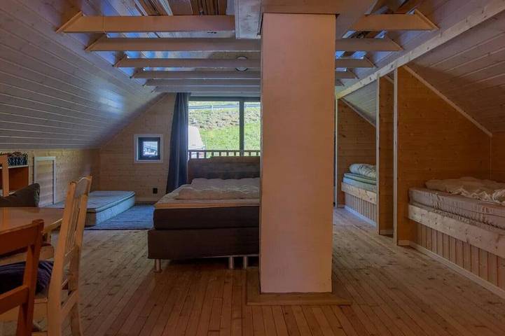 Blockhütte für 8 Personen, mit Balkon und Sauna auf den Lofoten - 4