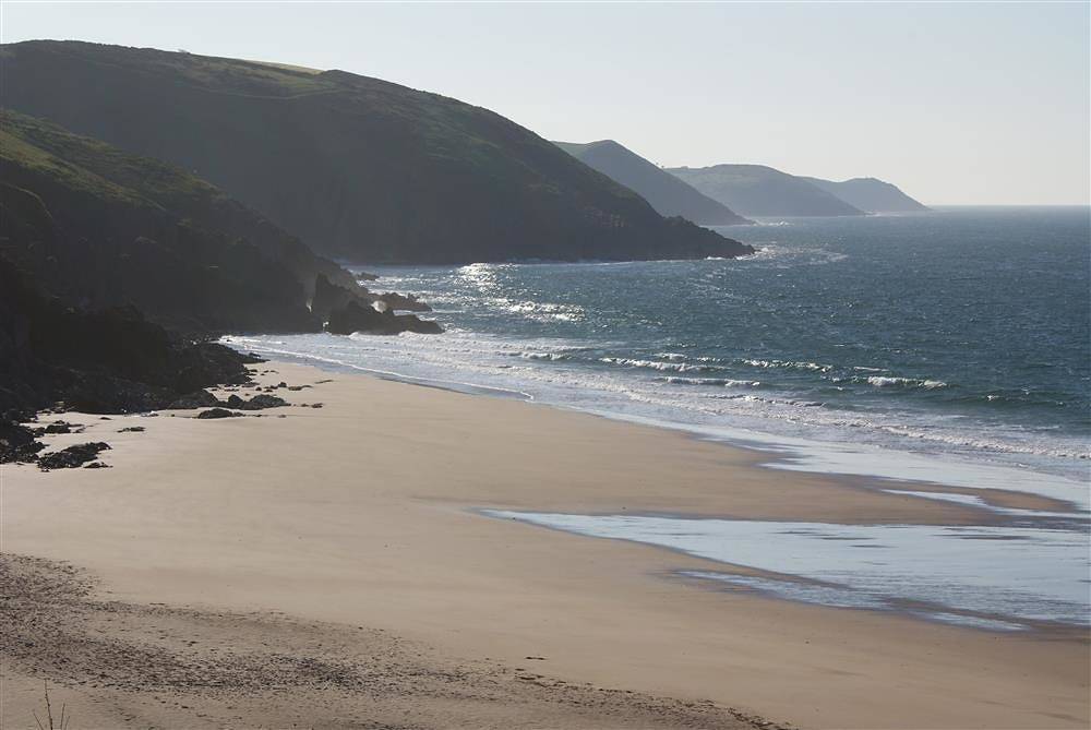 Beach Cove in Freshwater East, Pembrokeshire