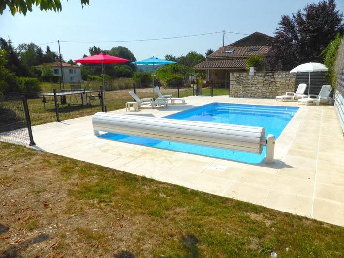 Location de vacances pour 8 personnes, avec vue ainsi que piscine et jardin à Eymet - 2