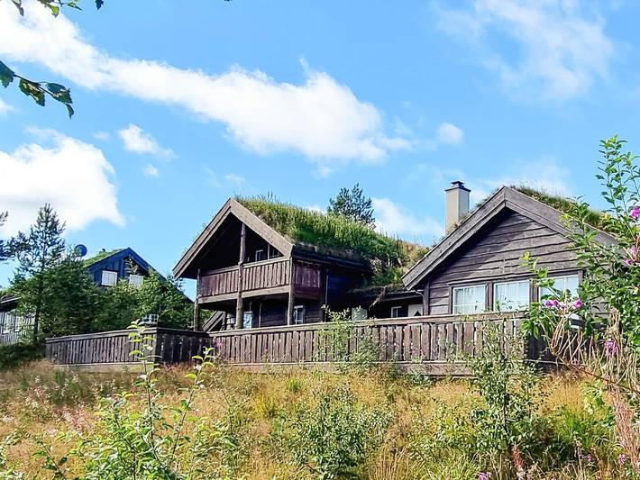 Ferienhaus für 8 Personen, mit Balkon und Terrasse sowie Sauna in Åseral