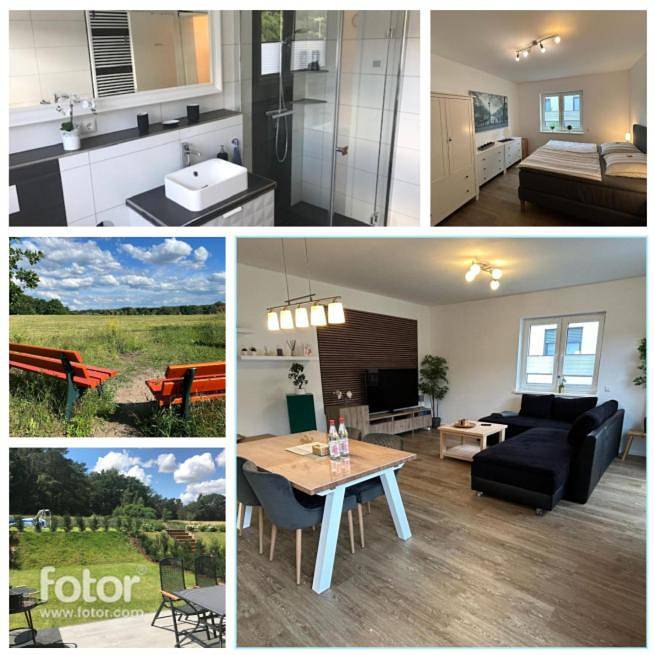 Ferienwohnung für 2 Personen, mit Terrasse und Garten sowie Ausblick in Bestensee