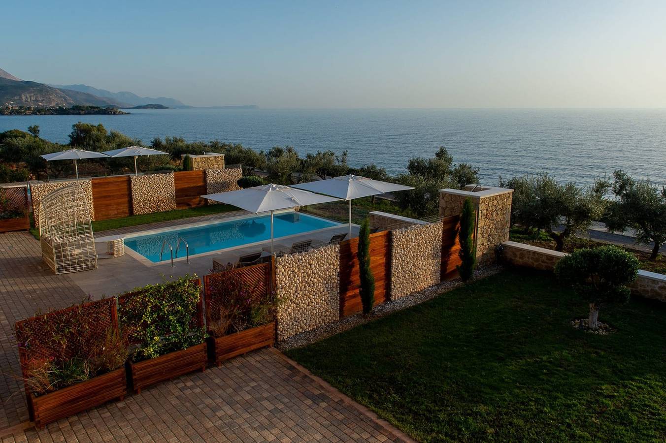 Villa für 4 Personen mit Meerblick in Stoupa, Messenien