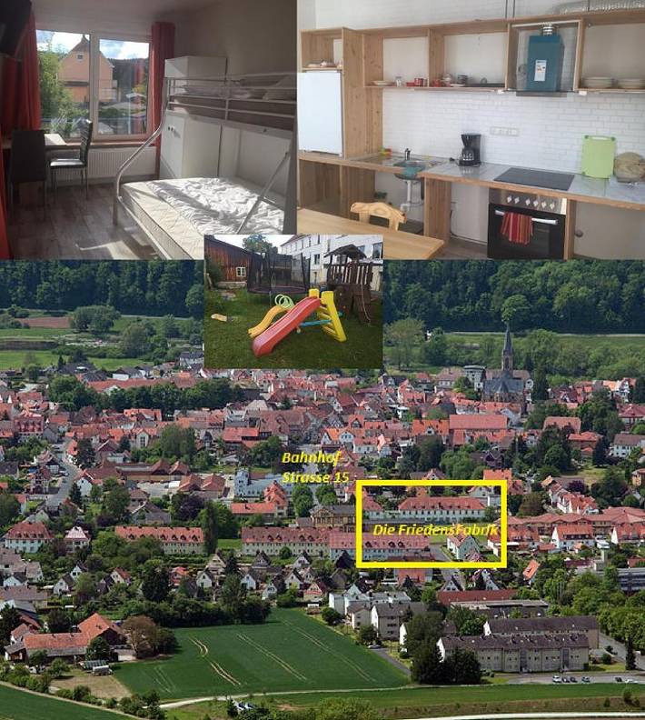 Ferienwohnung für 3 Personen, mit Terrasse und Garten sowie Ausblick in Wanfried - 3