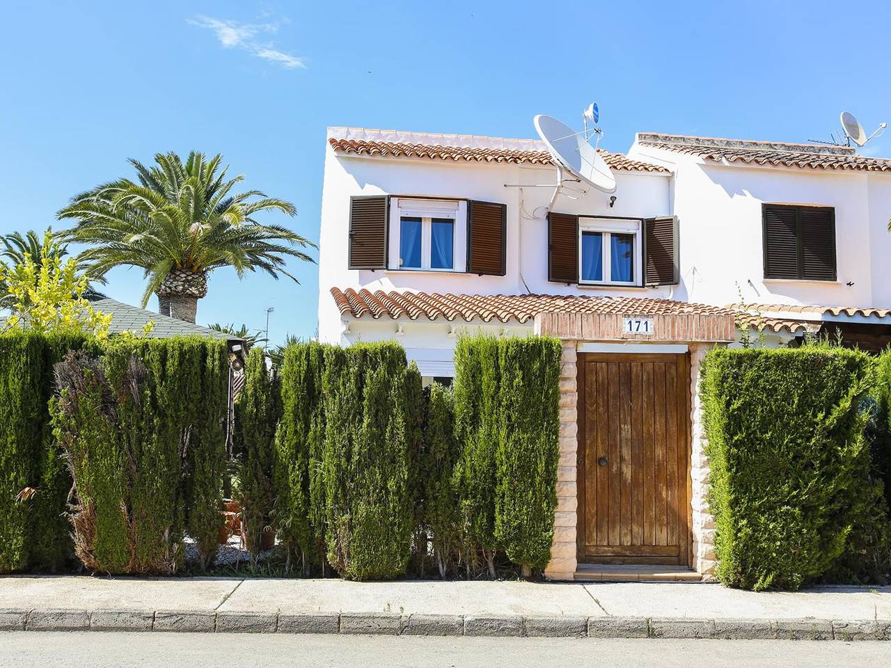 Ganze Wohnung, Appartement à Denia pour 4 pers. avec piscine commune, proche mer, clim, Wifi et parking in Dénia, Costa Blanca