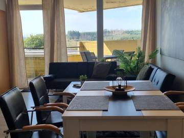 Ferienwohnung für 4 Personen, mit Sauna und Pool sowie Balkon in Hohegeiß