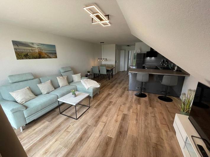 Ferienwohnung für 4 Personen, mit Balkon und Ausblick sowie Seeblick in Sagard - 4