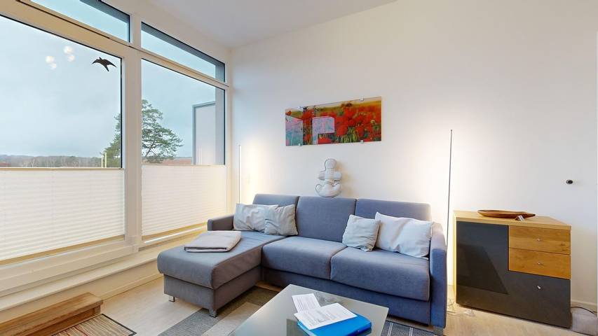 Apartamento entero, Exklusive Ferienwohnung mit Meerblick und Sauna, 2 Schlafzimmer in Ostseebad Binz, Binz