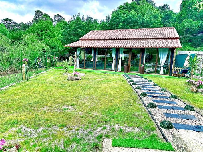 Location de vacances pour 6 personnes, avec piscine ainsi que balcon et vue à Padrón - 4