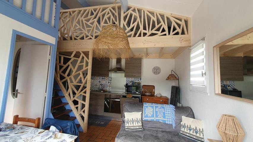 Location de vacances pour 5 personnes, avec piscine ainsi que vue et terrasse dans Plage de La Joselière - 4