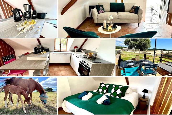 Location de vacances pour 4 personnes, avec jardin ainsi que vue et terrasse à Arzano - 2