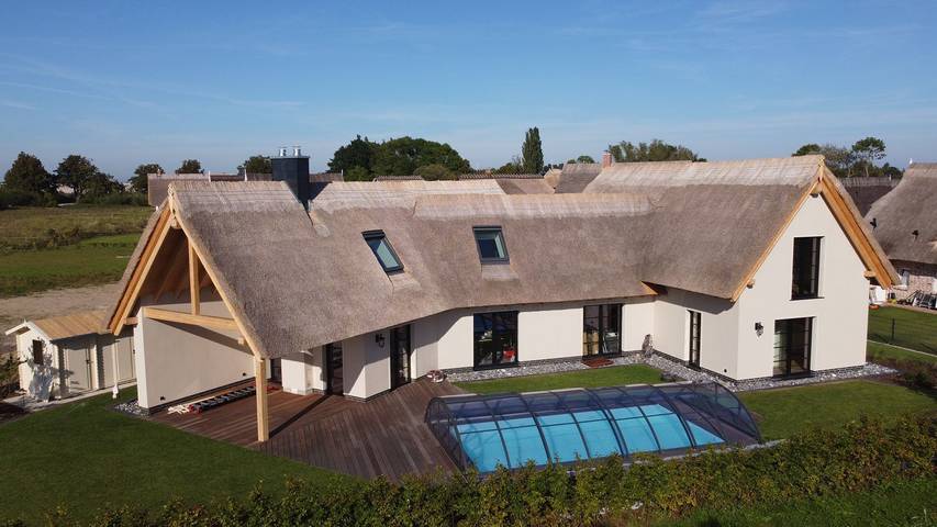 Ferienhaus für 8 Personen, mit Garten und Sauna sowie Ausblick und Pool, mit Haustier in Poseritz - 2