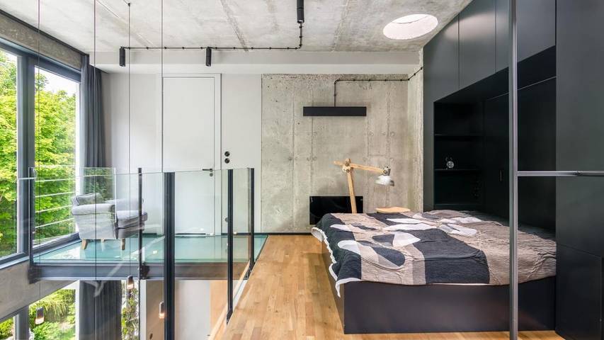 Loft dla 4 osób, z ogród i widok w Gdynia