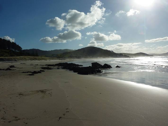 Holiday home for 8 people, with garden and hot tub in Northland