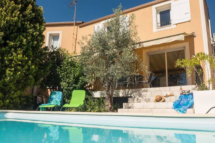 Ferienhaus für 7 Personen, mit Terrasse und Garten