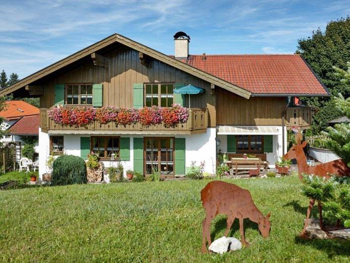 Ganze Ferienwohnung, Gästehaus Alpenglüh'n - Ferienwohnung Steigrain in Bad Kohlgrub, Bayerische Alpen