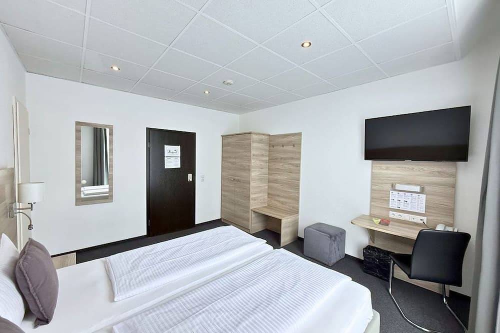 Zweibettzimmer, Dusche,Wc - Top Hotel Hohenstaufen in Deutsches Eck, Koblenz