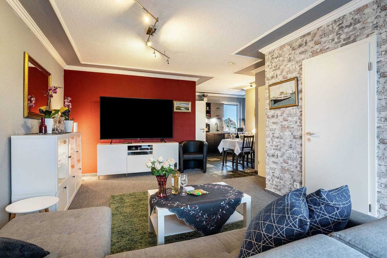 Ganze Wohnung, Ferienwohnung Schwede mit Privatterrasse, Balkon und Wi-Fi in Schwedeneck, Eckernförder Bucht