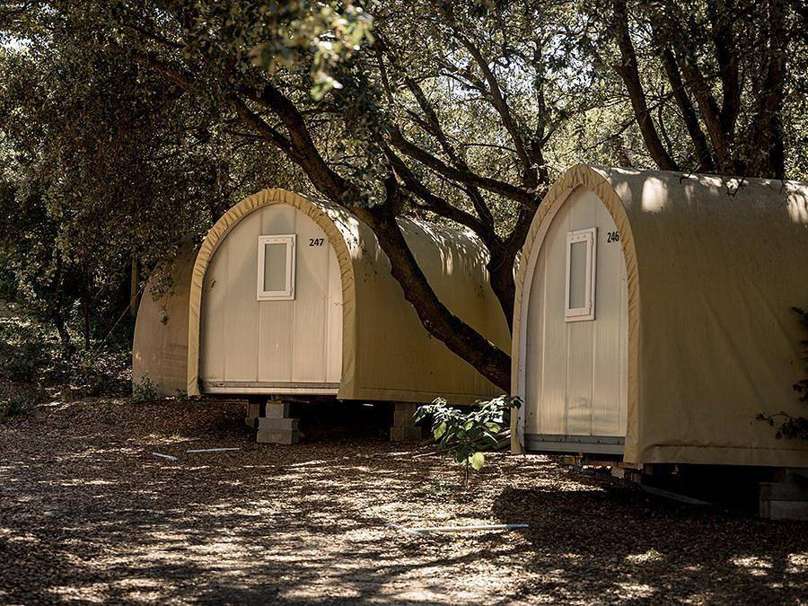 Camping Les Flots-Atlantique Village 2  - Bungalow de lona 4 personas - Coco Dulce - 16m² de espacio habitable in Saint-Pierre-d'Oléron, Côte de Beauté