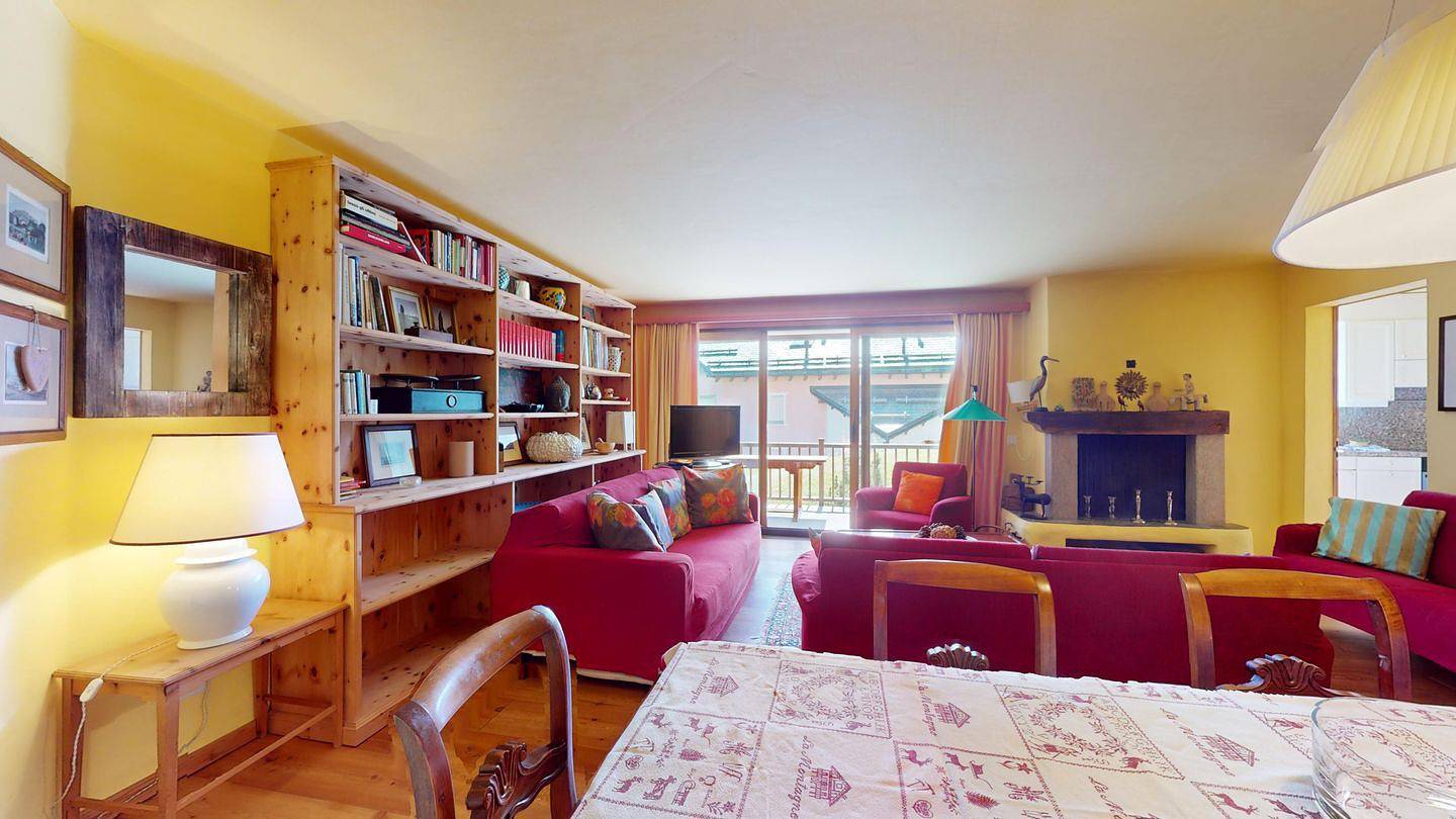 Ganze Wohnung, Ferienwohnung für 6 Personen mit Terrasse in Silvaplana, Sankt Moritz