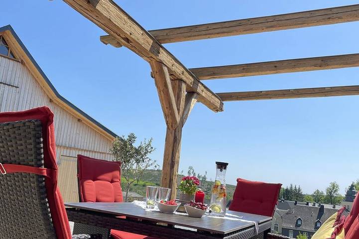 Ferienwohnung für 2 Personen, mit Terrasse und Garten sowie Sauna