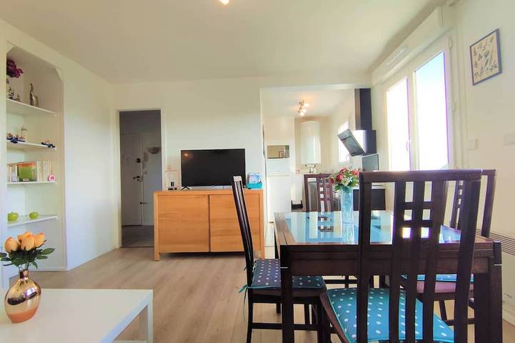 Apartamento entero, Appart T3 Tout Confort 2 ch. Indépendantes in La Rochelle, Región de La Rochelle