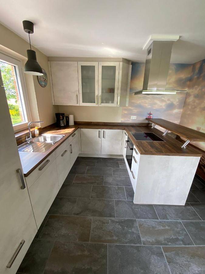 Ferienhaus mit Garten in Nordseenähe in Bordelum, Nordfriesland