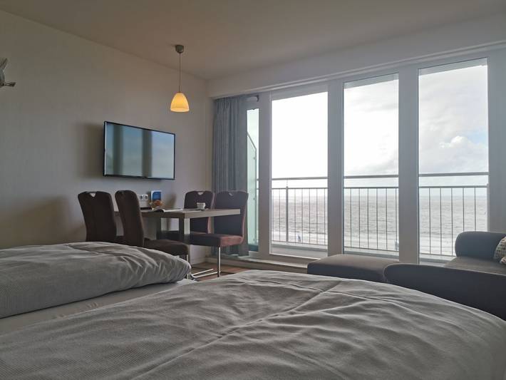 Ferienwohnung für 2 Personen, mit Balkon und Sauna auf Norderney - 2