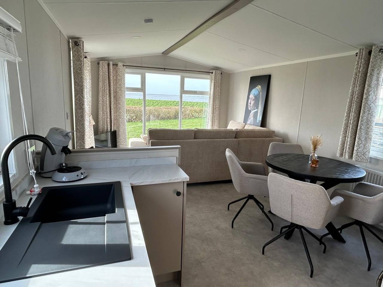 Traumblick Nr. 3 aufs Wattenmeer  Blick bis nach Texel in Wieringen, Ijsselmeer