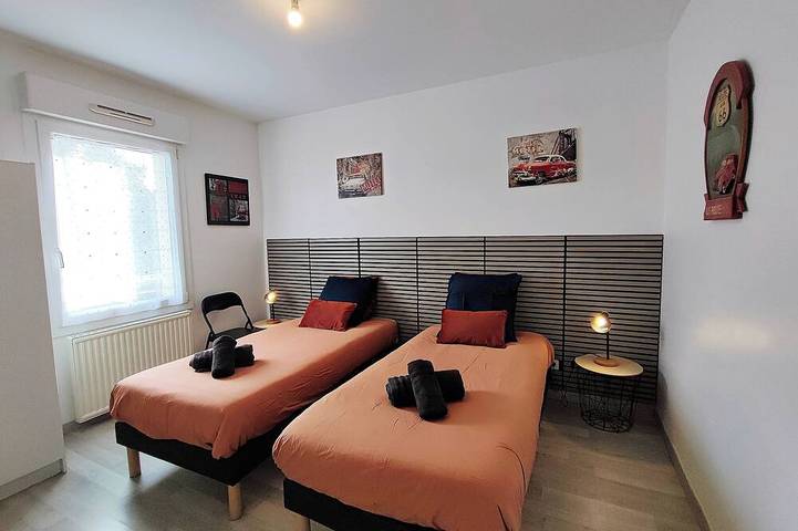 Ganze Wohnung, Le Ouistrehamais - Nur wenige Schritte vom Meer und Riva Bella Strand! in Ouistreham, Caen und Umgebung
