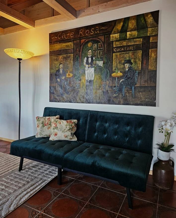 Ferienwohnung für 2 Personen, mit Balkon und Garten sowie Ausblick in Ferch