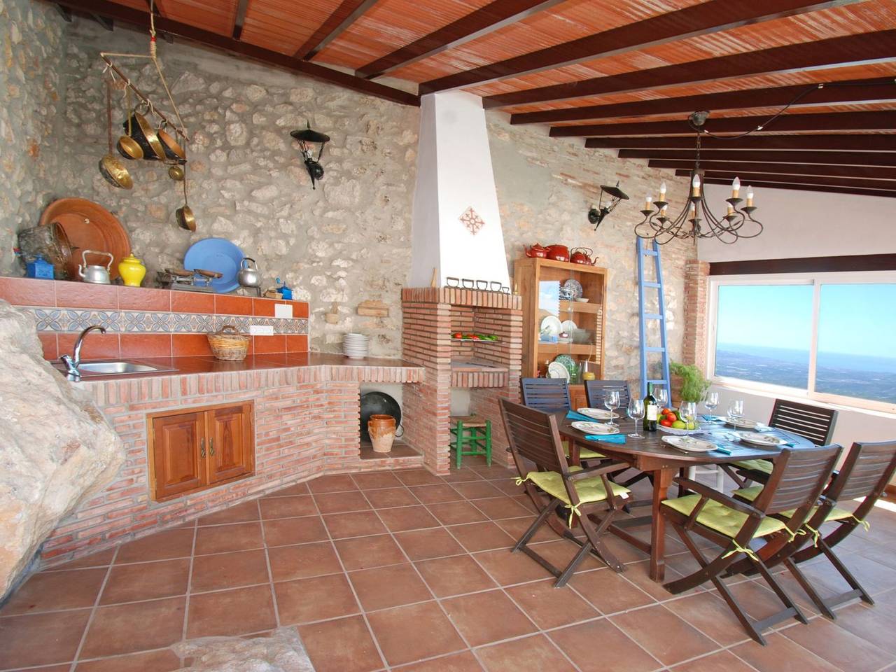 In Comares mit Offenem Kamin in Comares, Provincia de Málaga