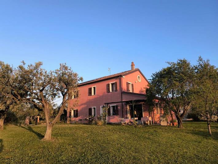 Ferienwohnung für 3 Personen, mit Garten und Ausblick