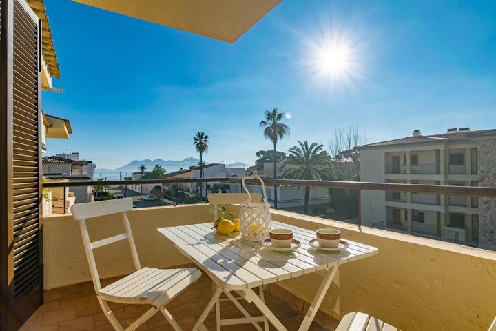 Holiday letting for 4 people, with terrace in Port de Pollença