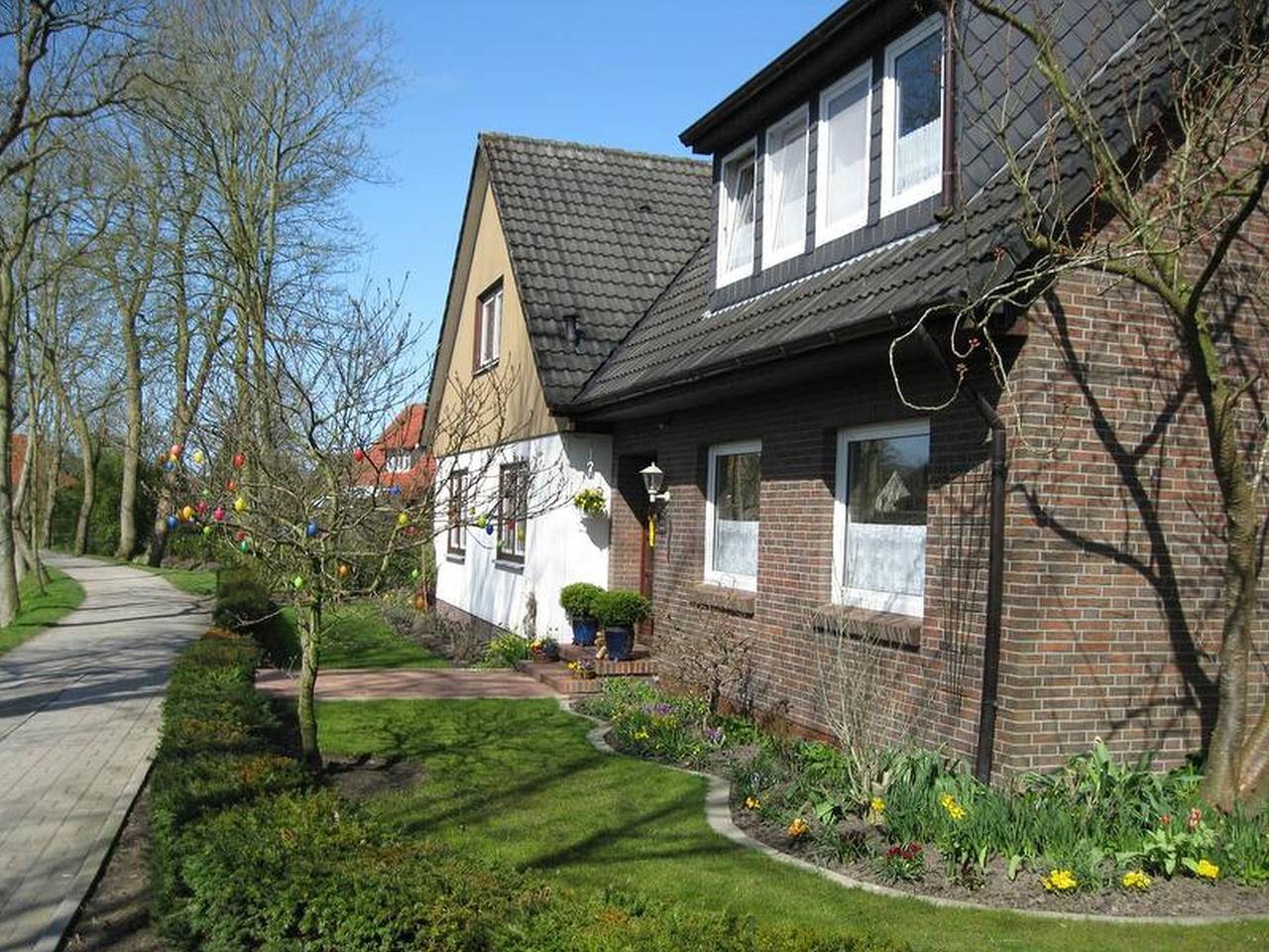 Ganze Wohnung, Apartment 'Heidis' mit privater Terrasse, Gemeinschaftsgarten und Wlan in Wangermeer, Wangerland