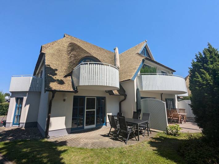 Ferienwohnung für 6 Personen, mit Terrasse und Garten sowie Ausblick in Born a. Darß