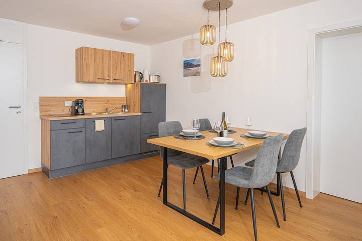 Ferienwohnung für 5 Personen, mit Balkon und Garten sowie Sauna in Halblech