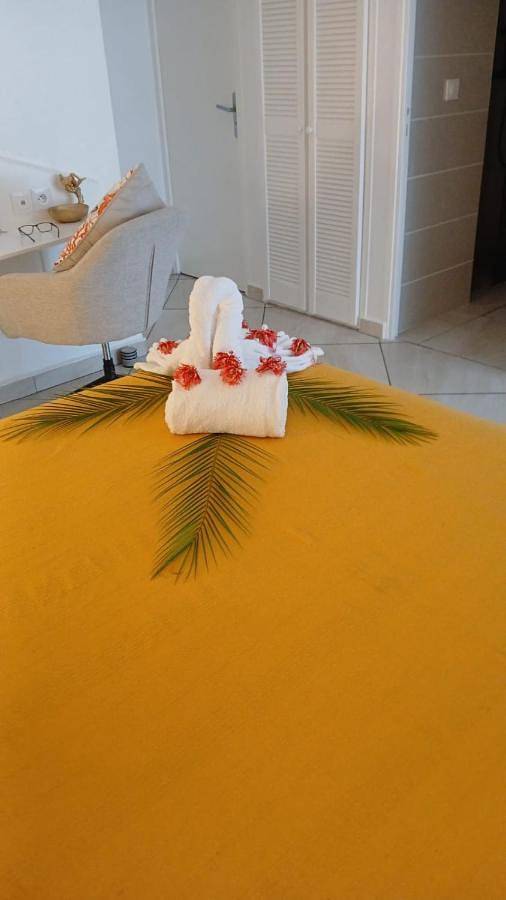 Gîte pour 4 personnes, avec bassin pour enfant et vue ainsi que jardin et piscine dans Plage de Folle Anse - 3