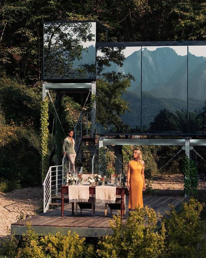 Ferienwohnung für 2 Personen, mit Balkon und Terrasse sowie Garten und Pool
