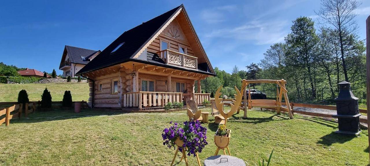 Góralski Dom z pięknymi widokami na góry in Sosnówka, Sudety (Polska)