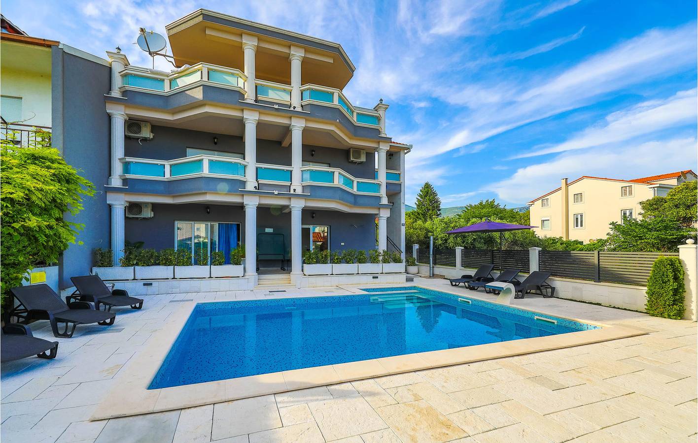 Ganze Ferienwohnung, Ferienwohnung für 8 Personen mit Terrasse in Kastel Novi, Kaštela