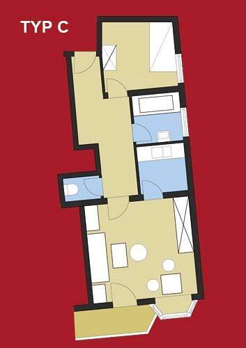 Ferienwohnung für 2 Personen, mit Balkon und Terrasse sowie Sauna und Ausblick