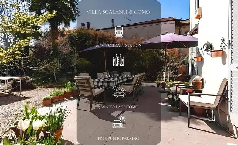 B&b per 2 persone, con panorama e giardino a Como