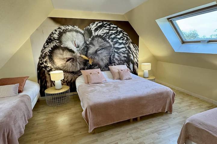 Gîte pour 30 personnes, avec jardin et balcon à Quibou - 3