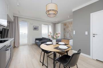 Gîte pour 2 personnes, avec balcon/terrasse, adapté aux familles à Varsovie