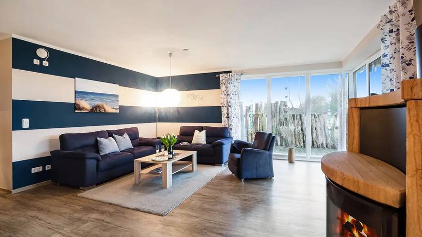 Ferienhaus für 7 Personen, mit Garten und Balkon sowie Sauna in Klausdorf