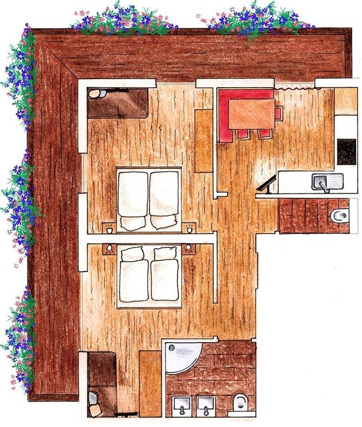 Ferienwohnung für 8 Personen, mit Ausblick und Terrasse in Altenmarkt im Pongau - 3
